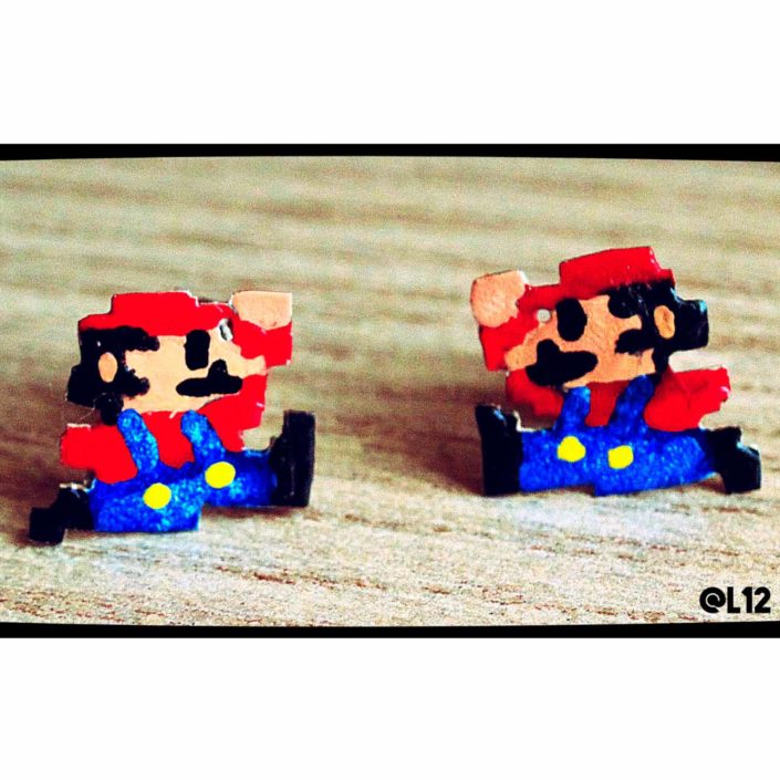 Aretes Mario Bross